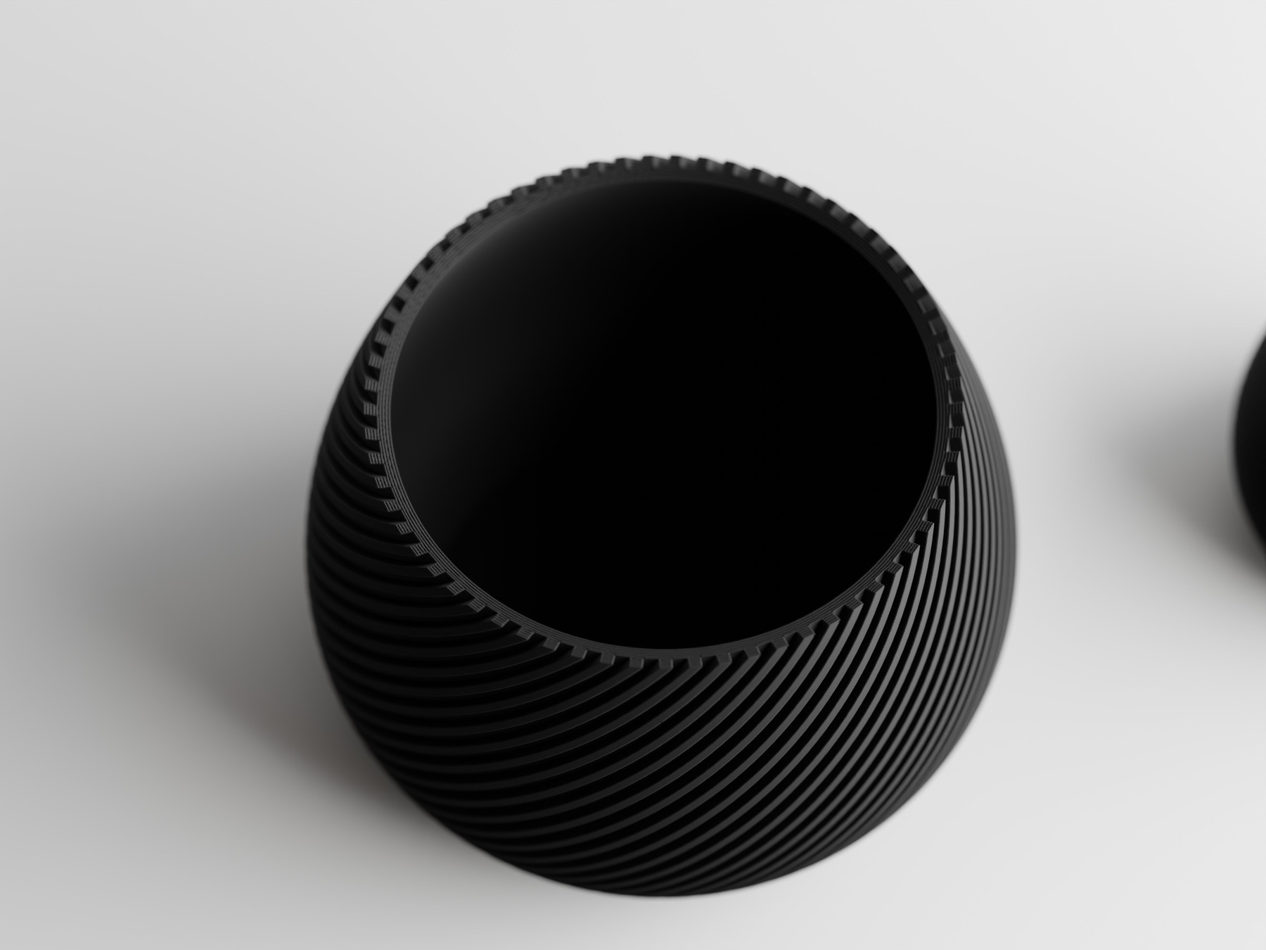 Livello vuoto in Nero Carbone